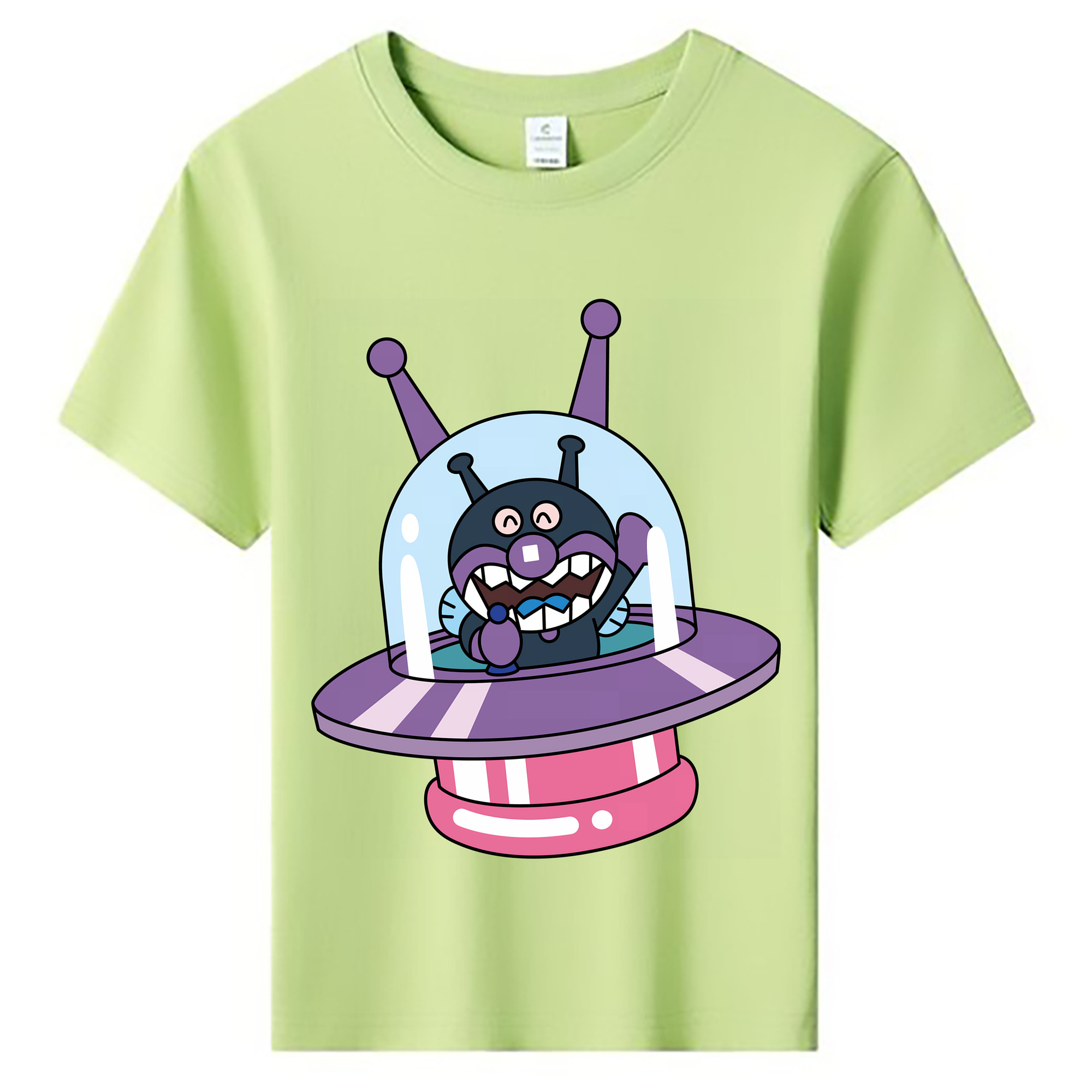（画像用） アンパンマン Anpanman 綿100％キッズTシャツ（フロントプリント）